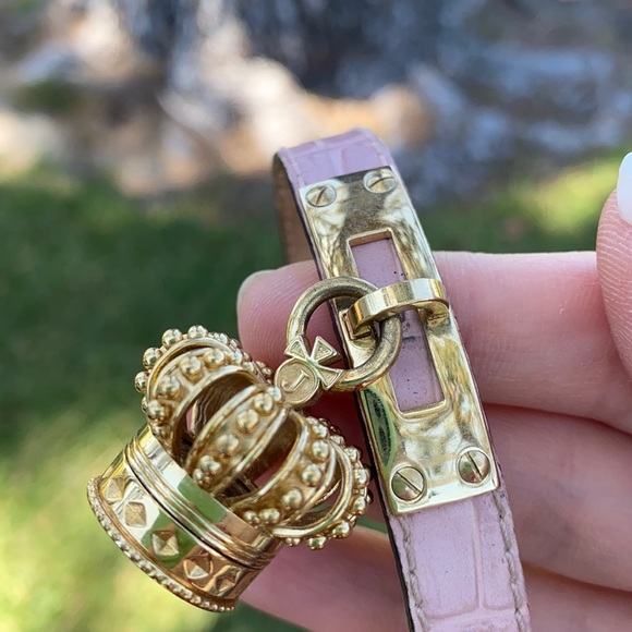 Juicy Couture Crown Watch CHARM Leather bracelet - Picture 6 of 15